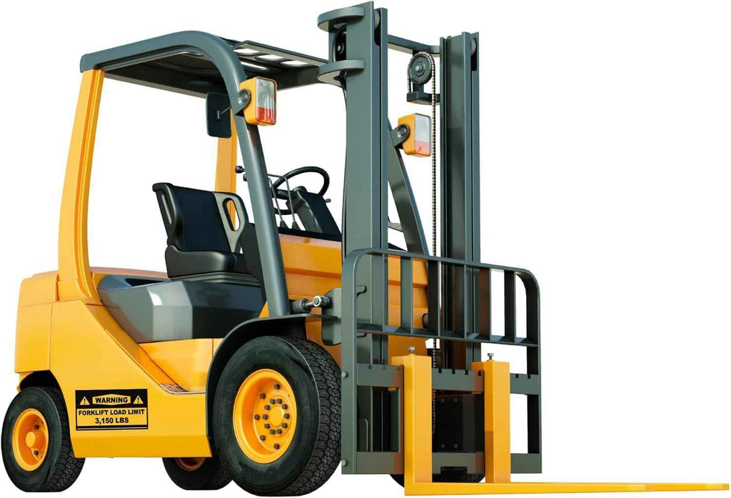 Forklift Weight Limit Custom Decal, Safety Warning Sticker, Load Capac ...
